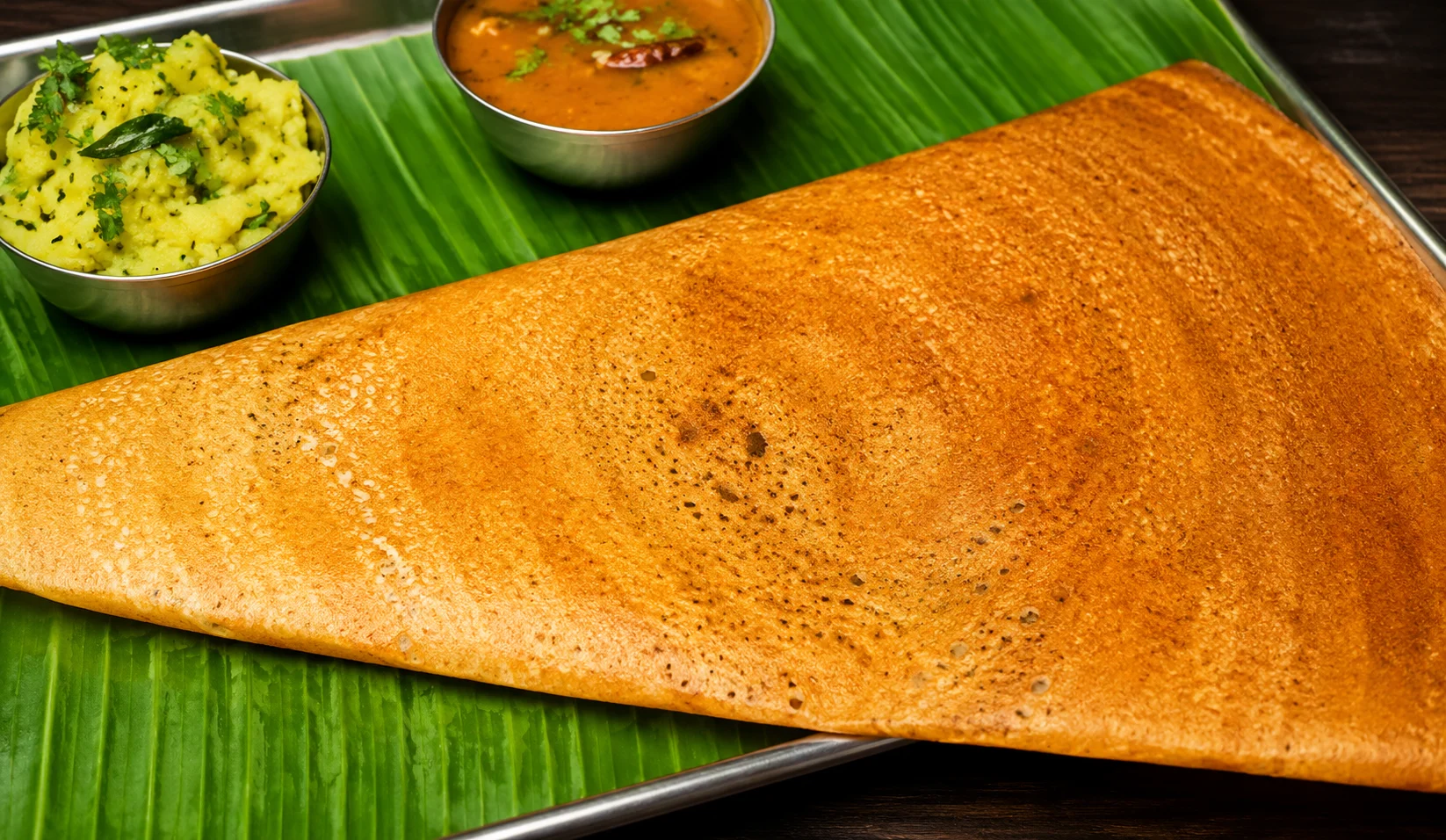 Signature Mysore Masala Dosa at Krishna's Dosa Grill Surrey, BC