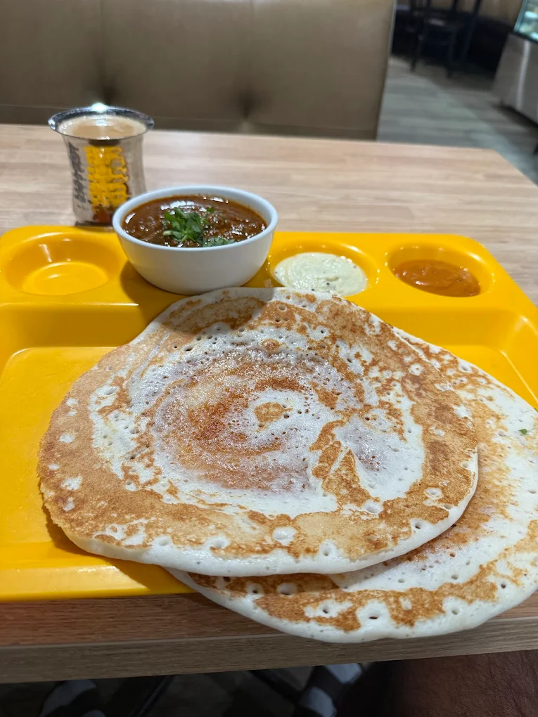 Onion Rava Paneer Masala Dosa at Krishna's Dosa Grill Surrey, BC