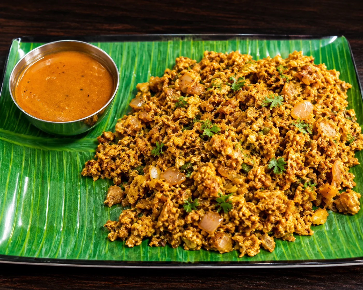 Kothu Paratha South Indian street food at Krishna's Dosa Grill Surrey